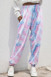 Batik-Jogginghose mit Taschen
